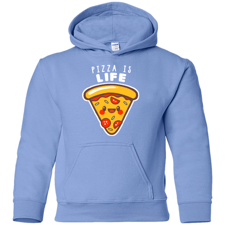 Sweatshirts Carolina Blue / YS Pizza is Life Youth Hoodie