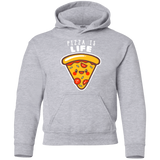 Sweatshirts Sport Grey / YS Pizza is Life Youth Hoodie