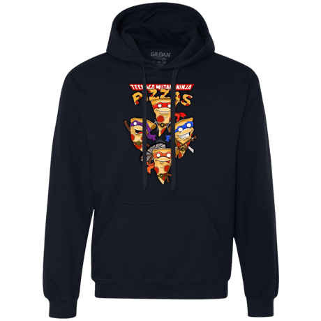 Sweatshirts Navy / Small Pizza Ninjas Premium Fleece Hoodie
