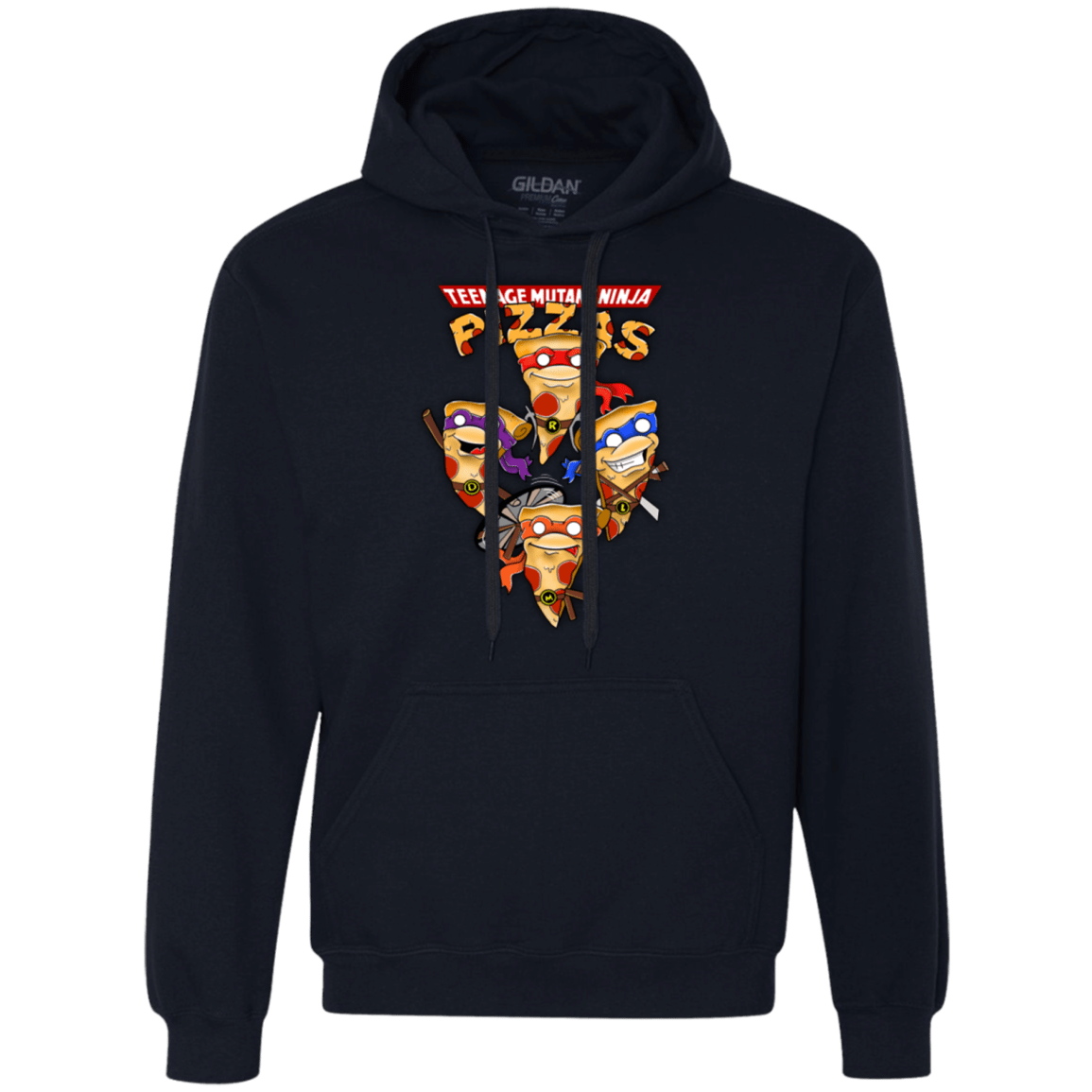 Sweatshirts Navy / Small Pizza Ninjas Premium Fleece Hoodie