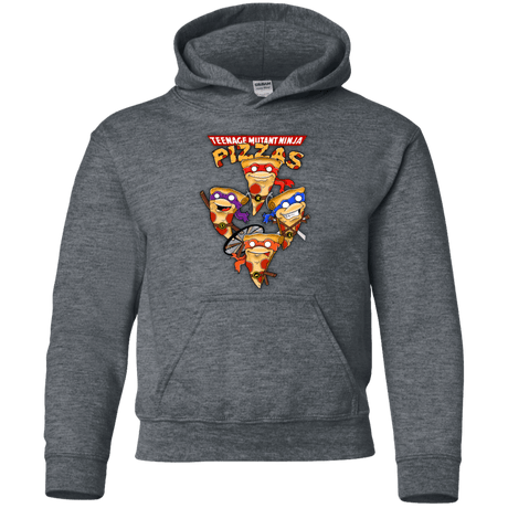 Sweatshirts Dark Heather / YS Pizza Ninjas Youth Hoodie