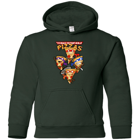 Sweatshirts Forest Green / YS Pizza Ninjas Youth Hoodie