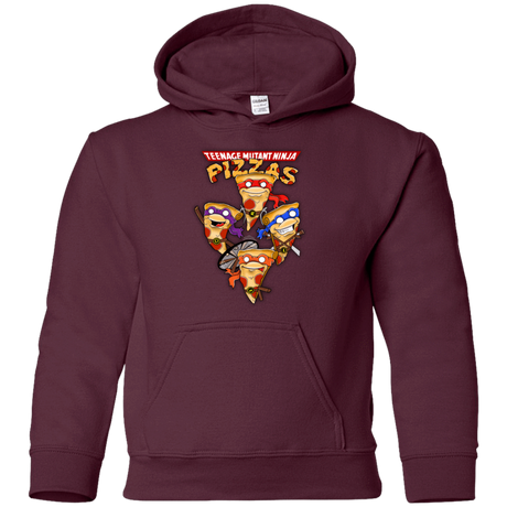 Sweatshirts Maroon / YS Pizza Ninjas Youth Hoodie