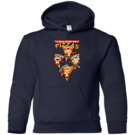 Sweatshirts Navy / YS Pizza Ninjas Youth Hoodie