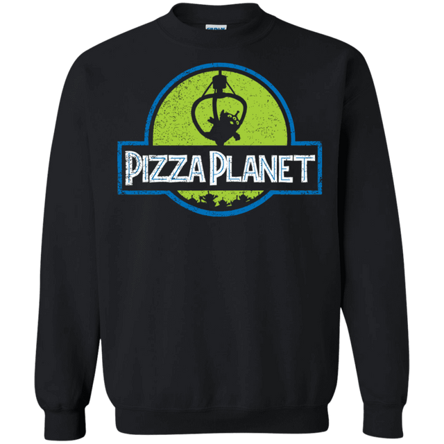 Sweatshirts Black / S Pizza Planet Crewneck Sweatshirt