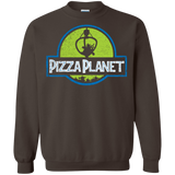 Sweatshirts Dark Chocolate / S Pizza Planet Crewneck Sweatshirt