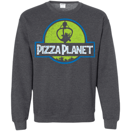 Sweatshirts Dark Heather / S Pizza Planet Crewneck Sweatshirt