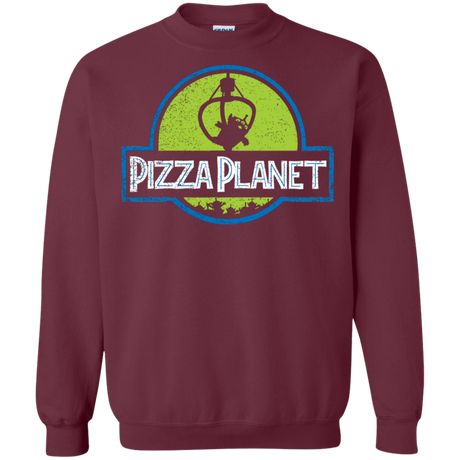 Sweatshirts Maroon / S Pizza Planet Crewneck Sweatshirt