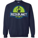 Sweatshirts Navy / S Pizza Planet Crewneck Sweatshirt