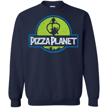 Sweatshirts Navy / S Pizza Planet Crewneck Sweatshirt