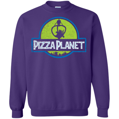 Sweatshirts Purple / S Pizza Planet Crewneck Sweatshirt