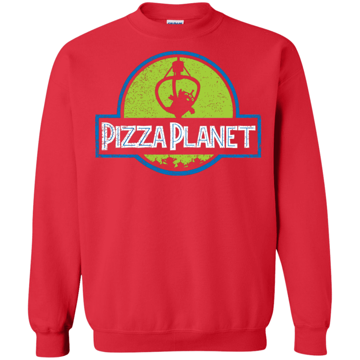 Sweatshirts Red / S Pizza Planet Crewneck Sweatshirt