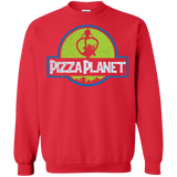 Sweatshirts Red / S Pizza Planet Crewneck Sweatshirt