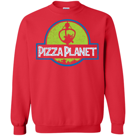 Sweatshirts Red / S Pizza Planet Crewneck Sweatshirt