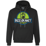 Sweatshirts Black / S Pizza Planet Premium Fleece Hoodie