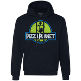 Sweatshirts Navy / S Pizza Planet Premium Fleece Hoodie