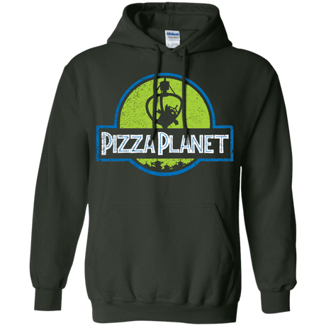 Sweatshirts Forest Green / S Pizza Planet Pullover Hoodie
