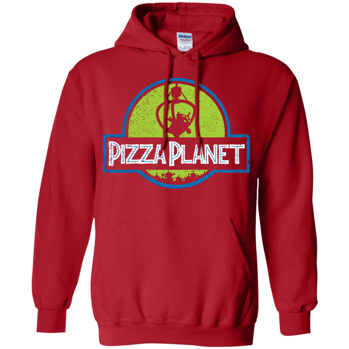Sweatshirts Red / S Pizza Planet Pullover Hoodie