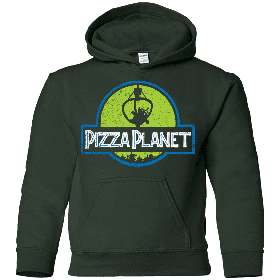 Sweatshirts Forest Green / YS Pizza Planet Youth Hoodie