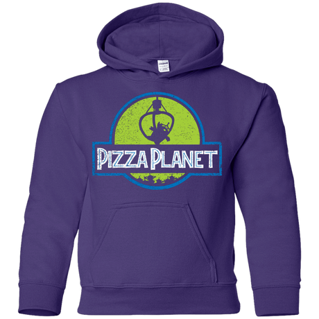 Sweatshirts Purple / YS Pizza Planet Youth Hoodie