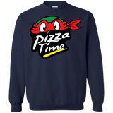 Sweatshirts Navy / S Pizza Time Crewneck Sweatshirt