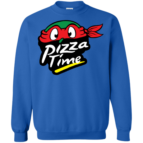 Sweatshirts Royal / S Pizza Time Crewneck Sweatshirt