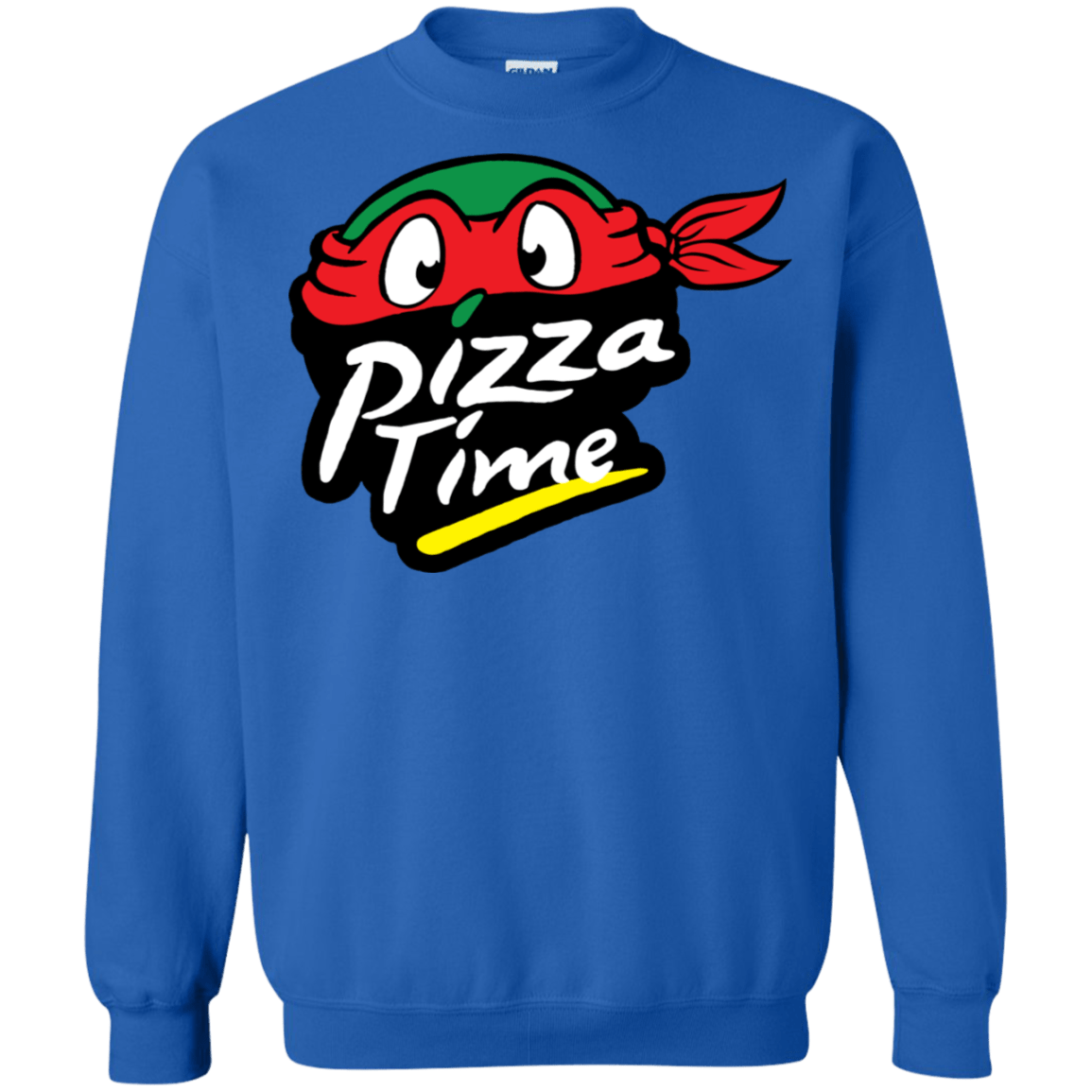 Sweatshirts Royal / S Pizza Time Crewneck Sweatshirt