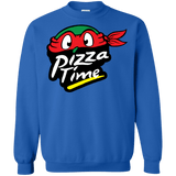 Sweatshirts Royal / S Pizza Time Crewneck Sweatshirt