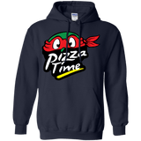 Sweatshirts Navy / S Pizza Time Pullover Hoodie