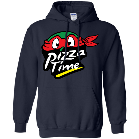 Sweatshirts Navy / S Pizza Time Pullover Hoodie