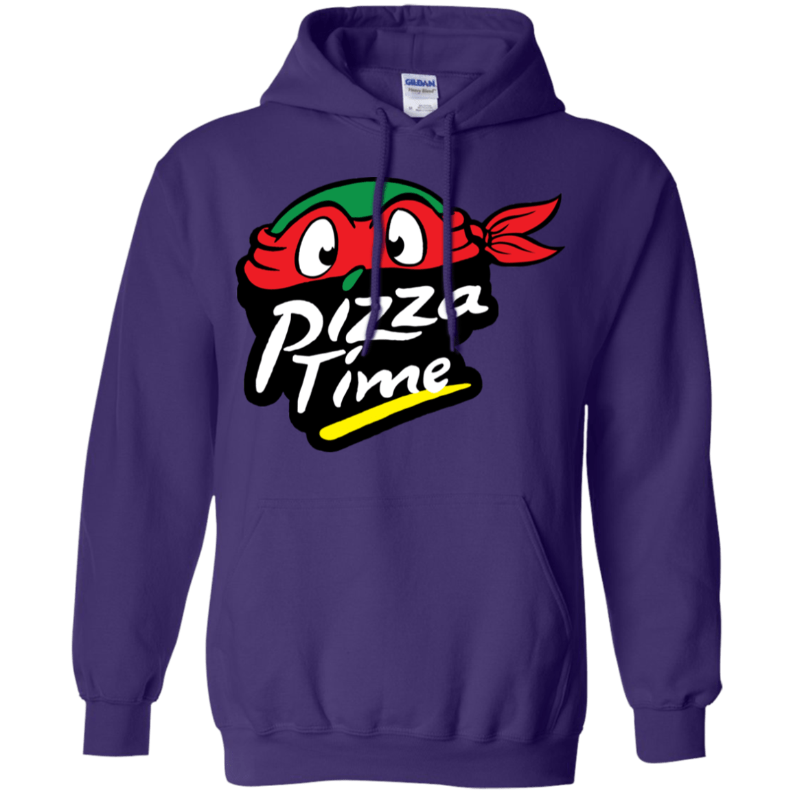 Sweatshirts Purple / S Pizza Time Pullover Hoodie