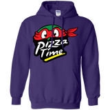 Sweatshirts Purple / S Pizza Time Pullover Hoodie