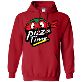 Sweatshirts Red / S Pizza Time Pullover Hoodie