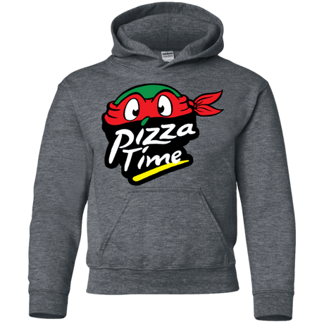 Sweatshirts Dark Heather / YS Pizza Time Youth Hoodie