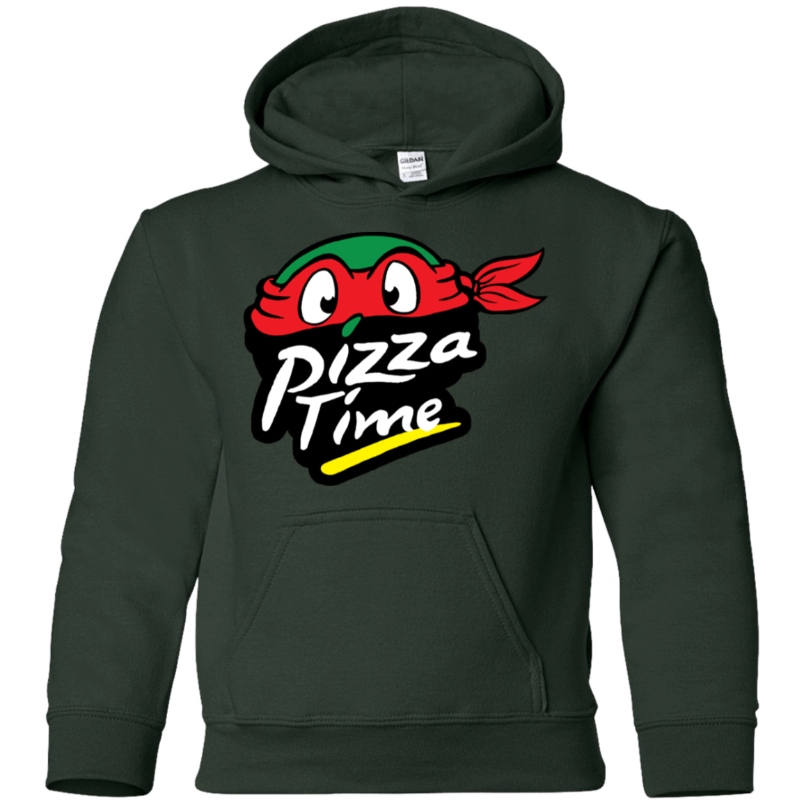 Sweatshirts Forest Green / YS Pizza Time Youth Hoodie