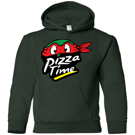 Sweatshirts Forest Green / YS Pizza Time Youth Hoodie