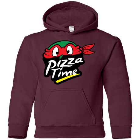 Sweatshirts Maroon / YS Pizza Time Youth Hoodie