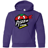Sweatshirts Purple / YS Pizza Time Youth Hoodie