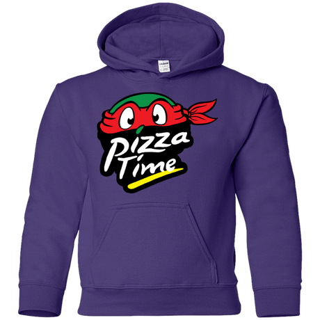 Sweatshirts Purple / YS Pizza Time Youth Hoodie