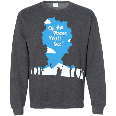 Sweatshirts Dark Heather / Small Places Youll See Crewneck Sweatshirt
