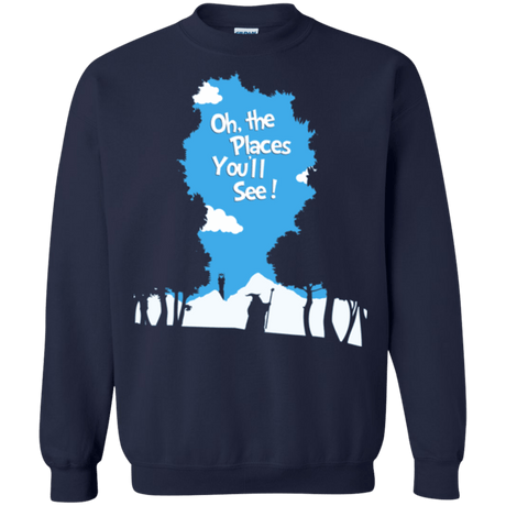 Sweatshirts Navy / Small Places Youll See Crewneck Sweatshirt