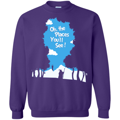 Sweatshirts Purple / Small Places Youll See Crewneck Sweatshirt