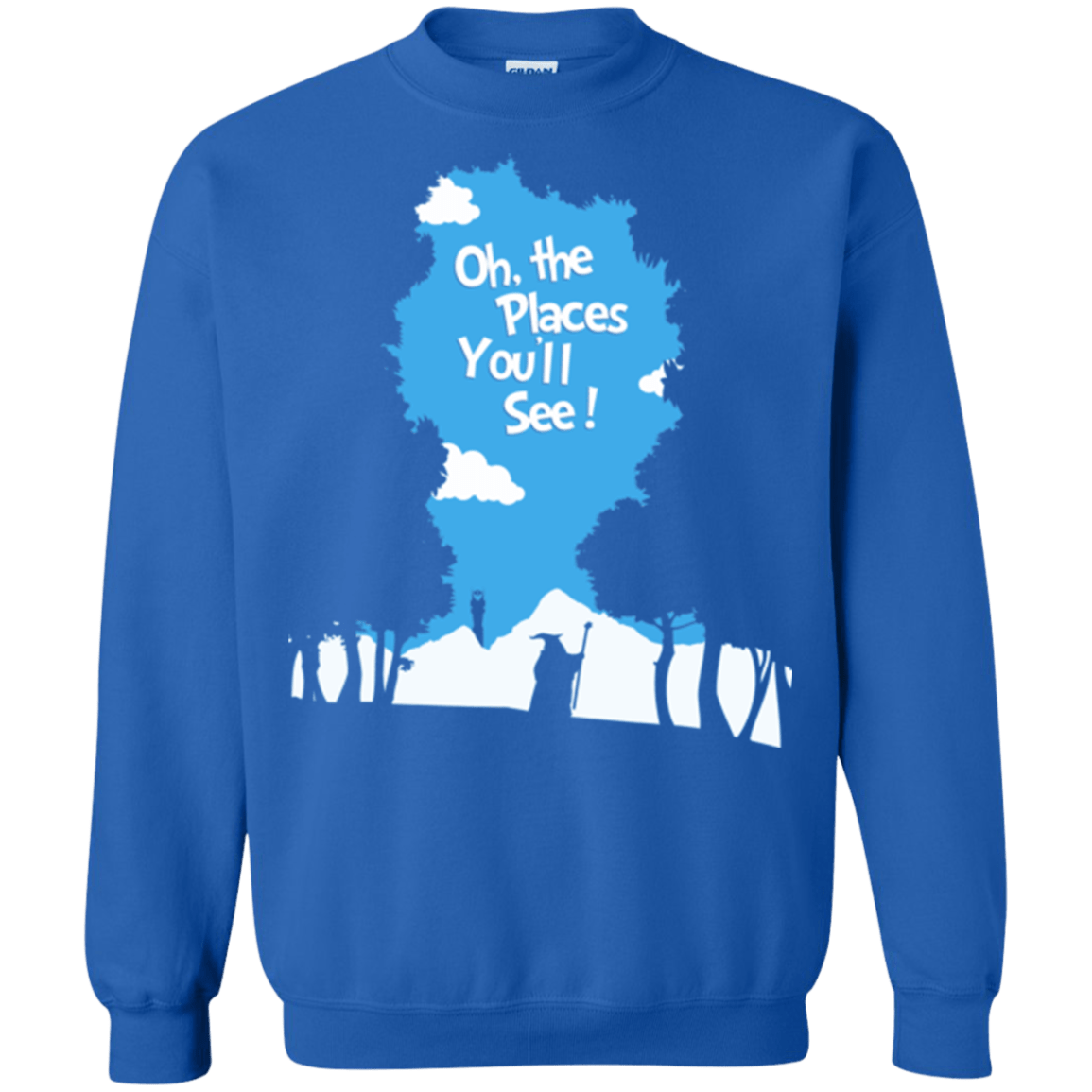 Sweatshirts Royal / Small Places Youll See Crewneck Sweatshirt