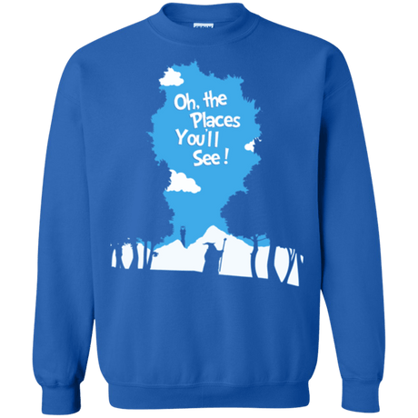 Sweatshirts Royal / Small Places Youll See Crewneck Sweatshirt