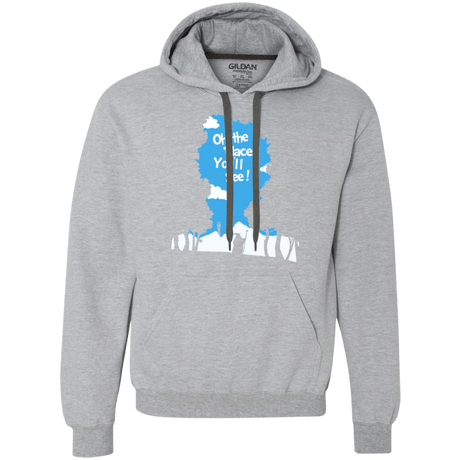 Sweatshirts Sport Grey / Small Places Youll See Premium Fleece Hoodie