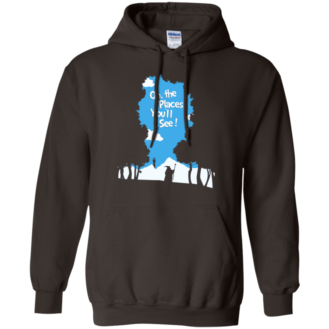 Sweatshirts Dark Chocolate / Small Places Youll See Pullover Hoodie