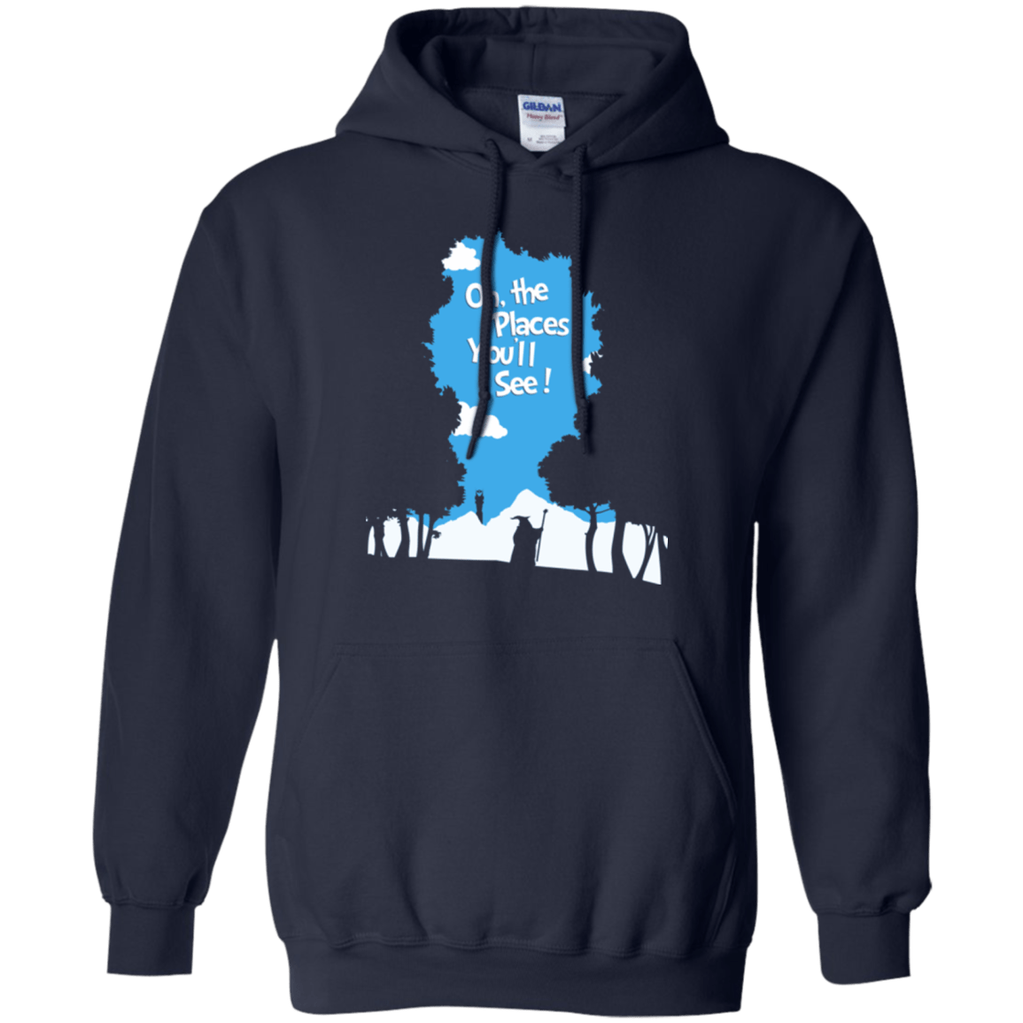 Sweatshirts Navy / Small Places Youll See Pullover Hoodie