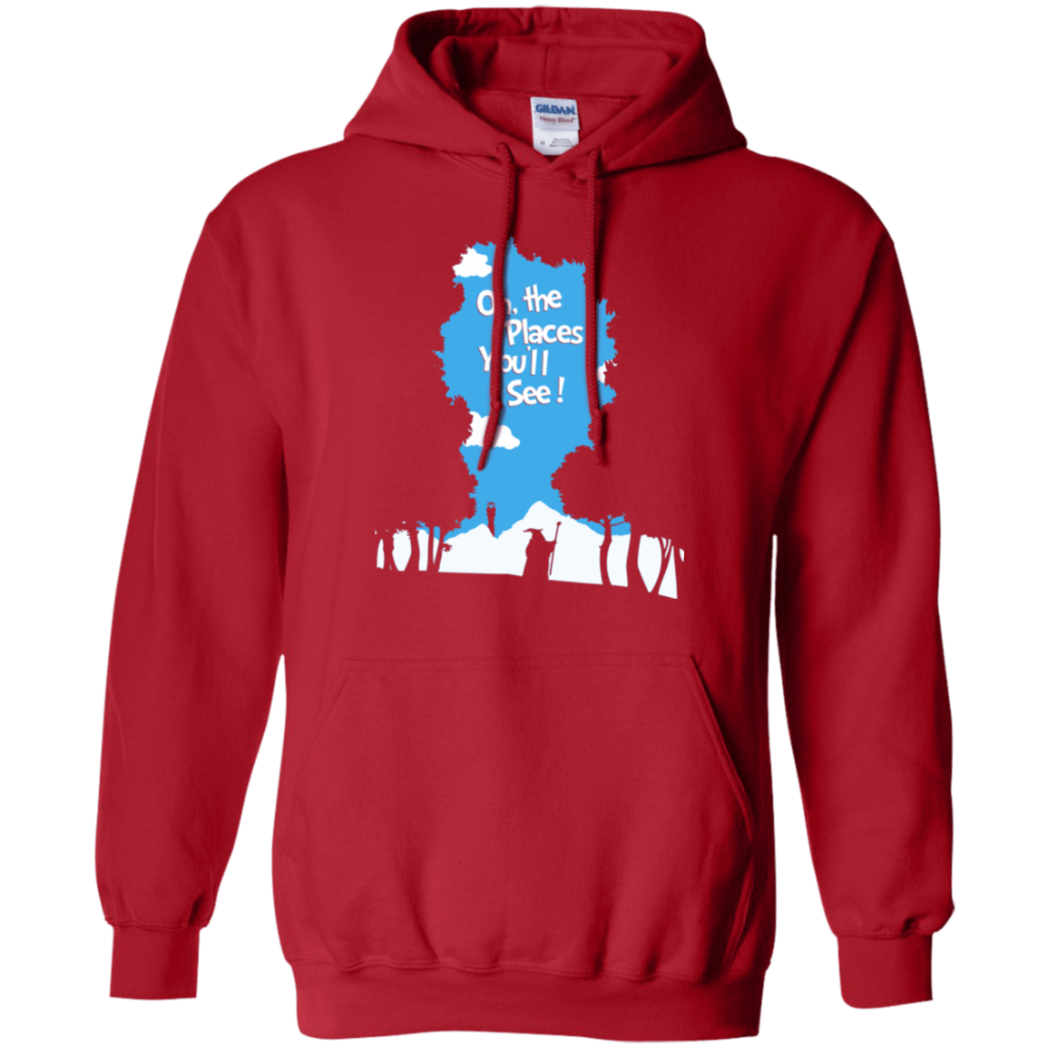 Sweatshirts Red / Small Places Youll See Pullover Hoodie