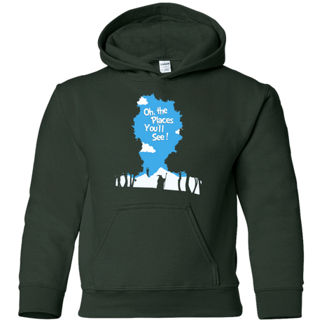 Sweatshirts Forest Green / YS Places Youll See Youth Hoodie