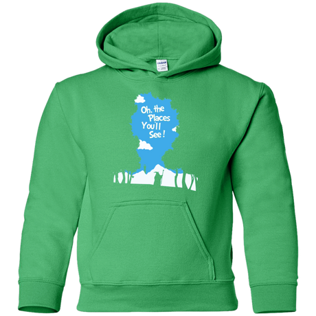 Sweatshirts Irish Green / YS Places Youll See Youth Hoodie